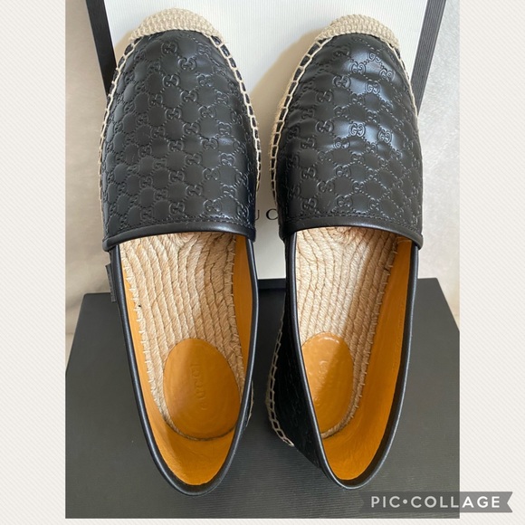 ✨SALE✨Like New!!!Gucci Leather Espadrilles - Picture 6 of 12
